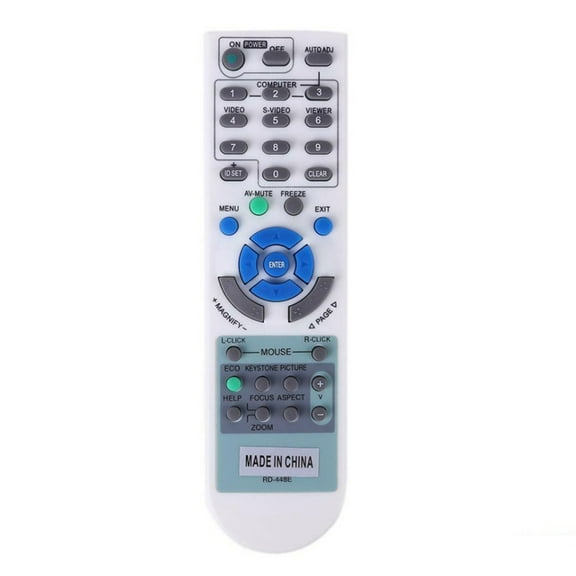 NANMELX Remote Control for NEC Projector RD-448E V260X+ V300X+ V260 Projector Remote Controllers Wear-resisting Controllers