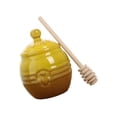 thumbnail image 1 of NANMELX Traditional Ceramic Honeys Pot Set With Lid And Stirring Stick Porcelain Jar, 1 of 19