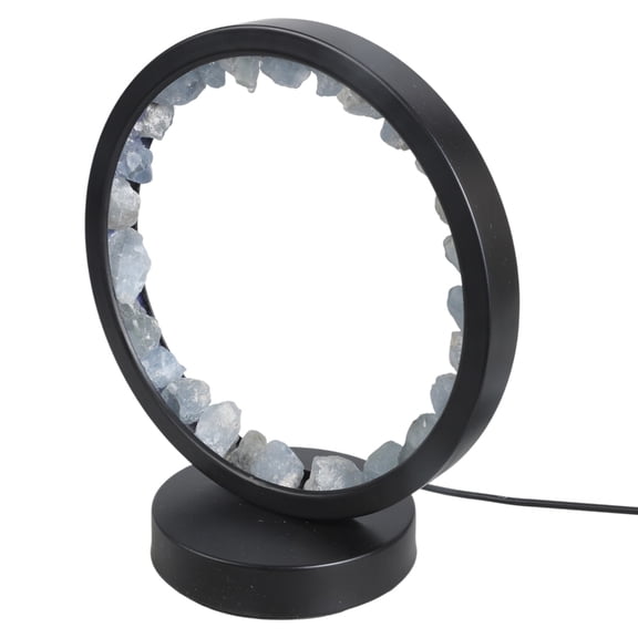 NANMELX USB LED Night Light Crystal Column Healings Stone Lamp for Living Room