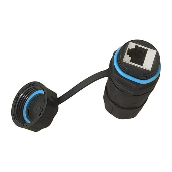 NANMELX Weatherproof RJ45 Cat6 Shielded Coupler For Outdoor Ethernet Connections
