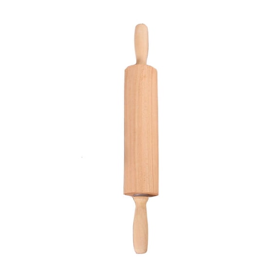 NANMELX Wooden Rolling Pin for Pastry Pizza Roller Maker Pan Cake for Cookie Dough Cake Gift for Cooking Baking Lover Durable