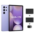 thumbnail image 1 of NANNEE Pad 9 Pro 5G Tablet, 11" HD Display, Android 15, 16GB RAM + 1TB ROM, 8800mAh Battery, 48MP+108MP Dual Camera, Unlocked 5G, Purple, 1 of 14