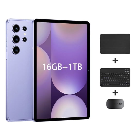 NANNEE Pad 9 Pro 5G Tablet, 11" HD Display, Android 15, 16GB RAM + 1TB ROM, 8800mAh Battery, 48MP+108MP Dual Camera, Unlocked 5G, Purple