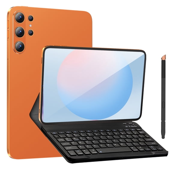 NANNEE S26 10.1 Inch Android 15 Tablet,8GB RAM+256GB ROM Octa Core T616 CPU Tablet with Stylus & Detachable Keyboard,8000mAh Battery,GPS,Under Screen Fingerprint Unlock,8MP+16MP Dual Camera