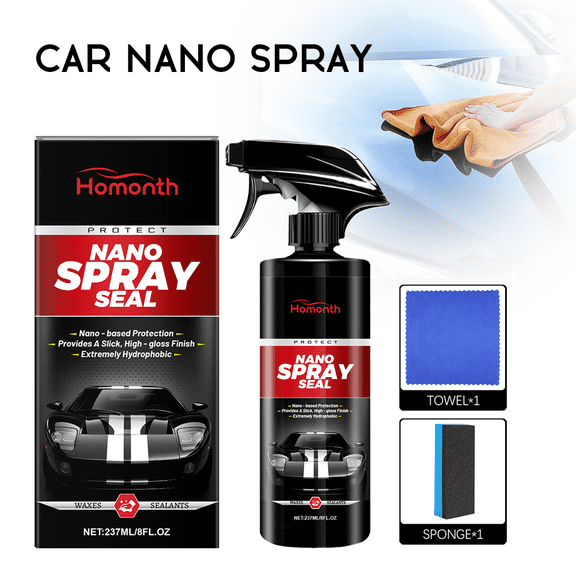 NANO SPRAY SEAL Car Nano Spray | Nano Protection Scratch Repair Ultra-Hydrophobic High-Gloss Finish