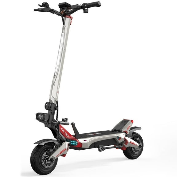 NANROBOT N6 Electric Scooter Adult 50mph 3000W Dual Motor 80Miles Fast Sports Escooter with Suspension Foldable 10" Road Tire 330lb Load UL2272 Tested