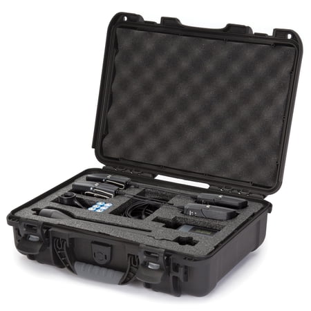 Nanuk Medium Series 910 Lightweight NK-7 Resin Waterproof Protective Case with Foam for Sennheiser ENG System, Black