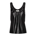thumbnail image 1 of NANUSHKA Women's Leather Tank Top, Black, S, 1 of 1