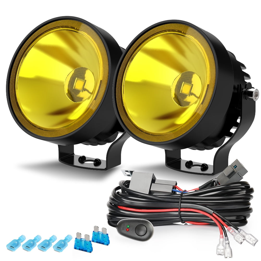 NAOEVO 2pcs 4 Inch Led Work Light Spotlight 4x4 Offroad 60W 14000lm ...