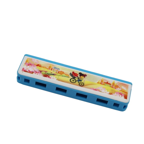 NAOMI Kids Harmonica Plastic Diatonic Harmonica with 4 Holes 8 Notes Musical Instrument Toy for Boys Girls 1 PCS