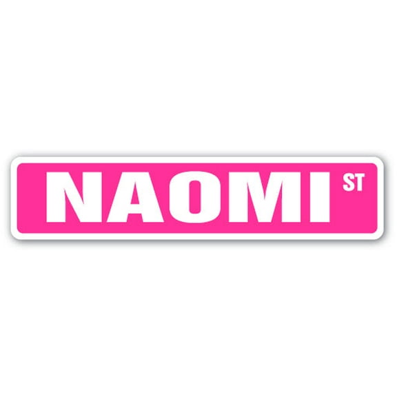 NAOMI Street Sign Childrens Name Room Sign | Indoor/Outdoor |  18" Wide