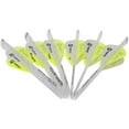 thumbnail image 1 of New Archery Products Quikfletch 2″ Quikspin 4 Vane, White/Yellow, 6 Pack, 1 of 6
