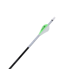 NAP Quickfletch 2-Inch Quickspin Archery Fletch 3 Pack White/Green