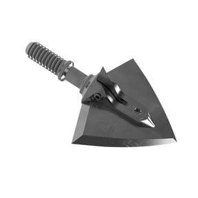 NAP Deep Cuts Single Bevel Broadheads 100 Grain, Fixed Blade Hunting Broadheads with Stainless Steel Construction, 1-1/16" Cutting Diameter, 3-Pack