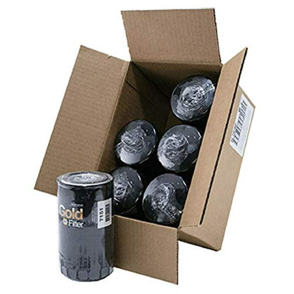 NAPA Gold 7151 Oil Filter Spin-on Microglass Master Pack of 6