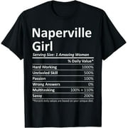 NAPERVILLE GIRL IL ILLINOIS Funny City Home Roots USA Gift T-Shirt