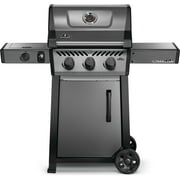 Napoleon Freestyle 365 3-Burner Propane Gas Grill with Range Side Burner in Graphite Grey