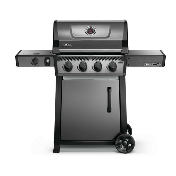 Napoleon Freestyle 425 5-Burner Propane Gas Grill with Range Side Burner in Graphite Grey
