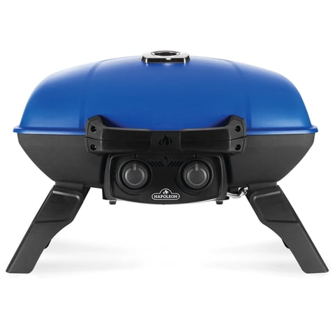 Napoleon TravelQ 285 1-Burner Portable Propane Gas Grill in Blue
