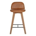 thumbnail image 1 of Moe's Home Collection Napoli Leather Counter Stool, 1 of 9