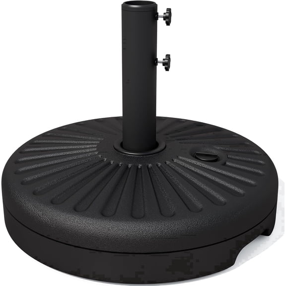 NAPWANT 81.5lb Heavy-Duty Patio Umbrella Base, Water & Sand Filled Stand for Deck, Backyard, Poolside & Cafe