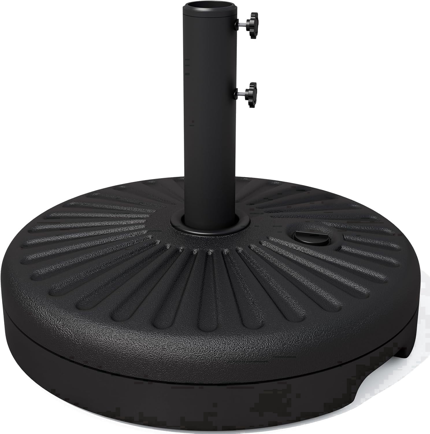 NAPWANT 81.5lb Heavy-Duty Patio Umbrella Base, Water & Sand Filled Stand for Deck, Backyard, Poolside & Cafe