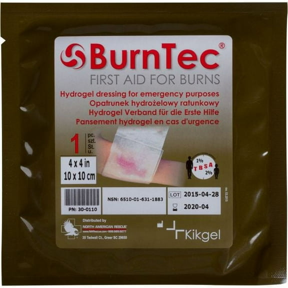 NAR 4" x 4" Burntec Dressing