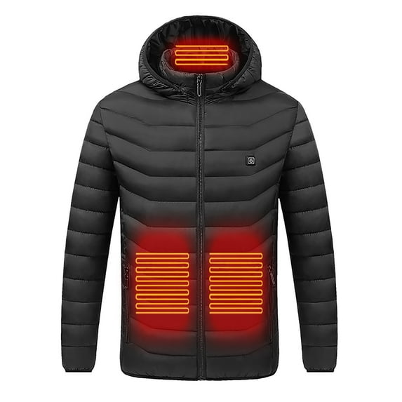 NARABB Sales Men's Electric Heating Coat Outdoor Warm Clothing Heated For Riding Skiing Fishing Charging Via Heated Coat