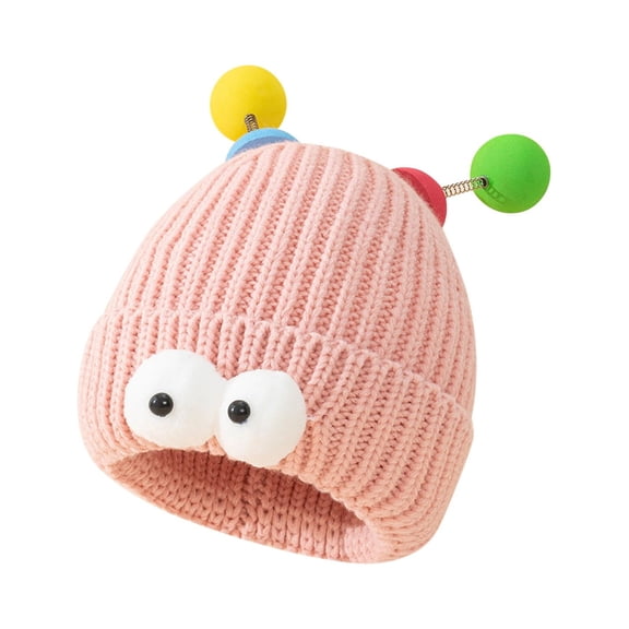 NARABB Women Winter/Spring Crochet Hat Big Eyes, Small Monster, Woolen Hat, Funny Couple Knitted Hat, Show Small Face