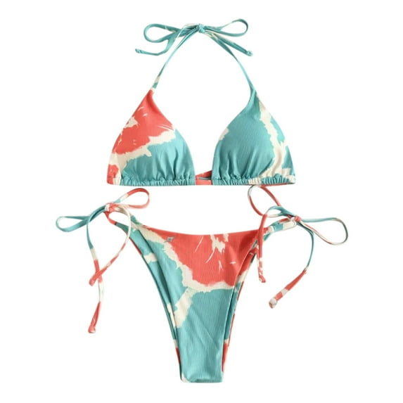 NARABB Women's Summer Bikini Swimsuits Plus Size Print Swimjupmsuit Swimsuit Beachwear Padded Swimwear Bikini Set