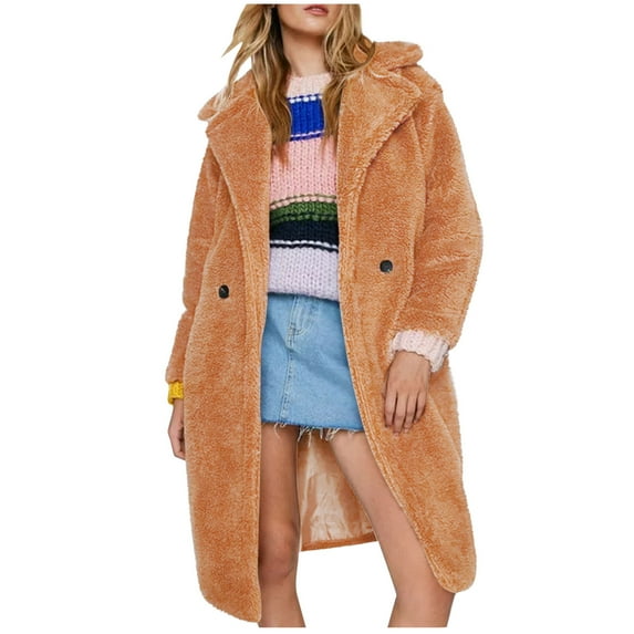 NARABB Women's Winter Long Sleeve Outwear Coat Top Socket Leopard Print Winter Thirt Comfortable Coat