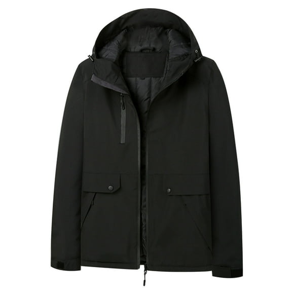 NARABB Year-end Winter Warm Coat for Womens Leisure Charge Coat Windproof And Rainproof Winter Warm Outdoor Mountaineering Suit Group Purchase Work Suit Jacet