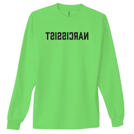 NARCISSIST Neon Adult Long Sleeve T-Shirt