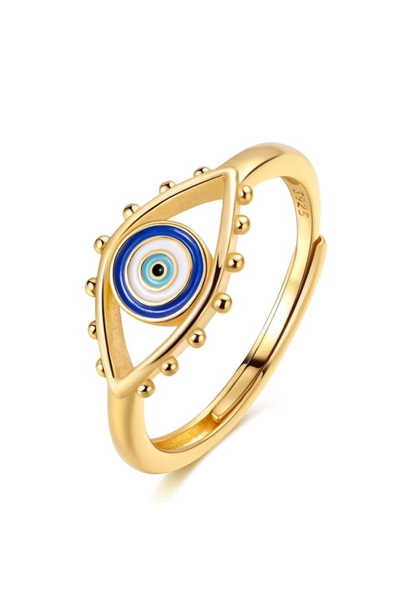 925 Sterling Silver Finger Open Size Ring 5A Zircon Sun Moon Love Heart for Women Jewelry Gift