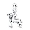 thumbnail image 1 of NARMO European 925 Sterling Silver DIY Charm Cute Dog Pendant fit Bracelet for Women Jewelry Gift Making, 1 of 7