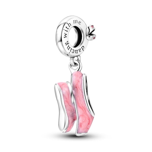 NARMO European 925 Sterling Silver DIY Charm Love Heart 5A Zircon fit Bracelet for Women Jewelry Gift Making