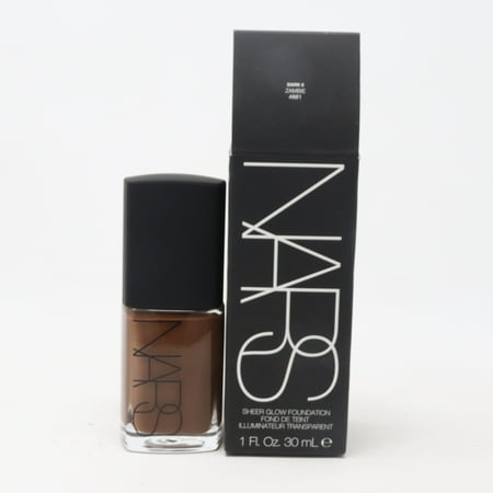 Nars Sheer Glow Foundation Dark 5 Zambie 1.0oz/30ml New With Box