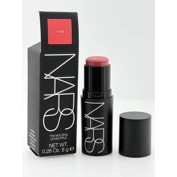 NARS The Multiple Multi-Purpose Makeup Stick, Fling, Pink Cream Blush for Cheeks, Lips & Eyes, 0.28 oz