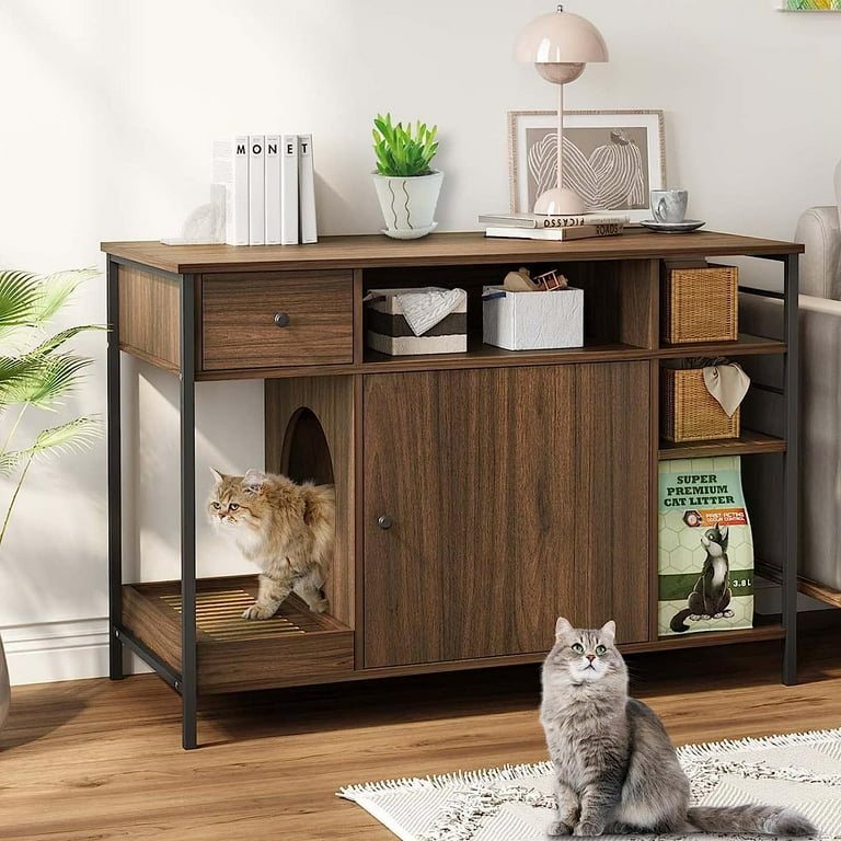 Cat litter enclosure furniture hotsell