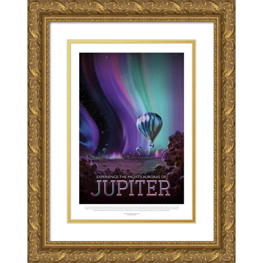 NASA 13x18 Gold Ornate Wood Frame and Double Matted Museum Art Print ...