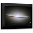 thumbnail image 1 of NASA 14x12 Black Modern Framed Museum Art Print Titled - M104 - The Sombrero Galaxy - Visible Light, 1 of 5