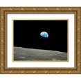 thumbnail image 1 of NASA 14x12 Gold Ornate Wood Framed with Double Matting Museum Art Print Titled - Earthrise, Apollo 8, December 24, 1968, 1 of 4