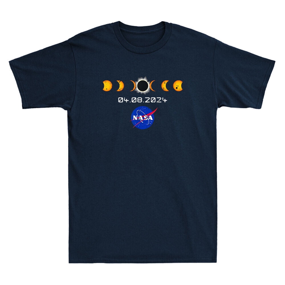 NASA 2025 Total Solar Eclipse 2025 Totality 04.08.24 Vintage Men's