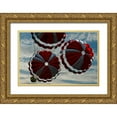 thumbnail image 1 of NASA 24x17 Gold Ornate Wood Framed with Double Matting Museum Art Print Titled - Orion descending by parachute on re-entry to Earth, Project Constellation, 1 of 4
