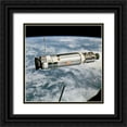 thumbnail image 1 of NASA 26x26 Black Ornate Wood Framed with Double Matting Museum Art Print Titled - Agena Target Docking Vehicle Viewed from Gemini 12, 1966, 1 of 4