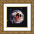 thumbnail image 1 of NASA 26x26 Gold Ornate Wood Framed with Double Matting Museum Art Print Titled - Hubble Looks at Monocerotis, 1 of 4