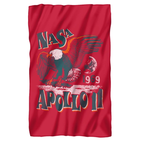NASA Apollo 11 1969 Fleece Blanket 36' x 58'