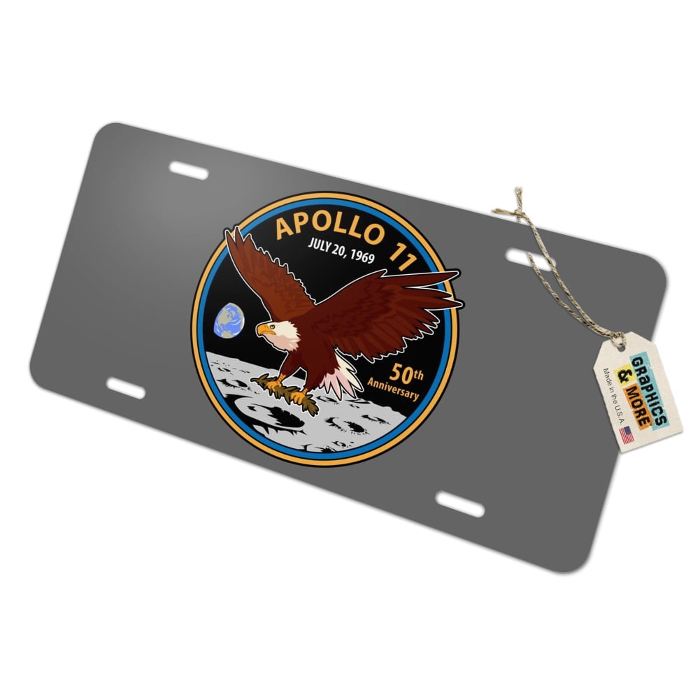 NASA Apollo 11 50th Anniversary Patch with Eagle on The Moon Novelty ...