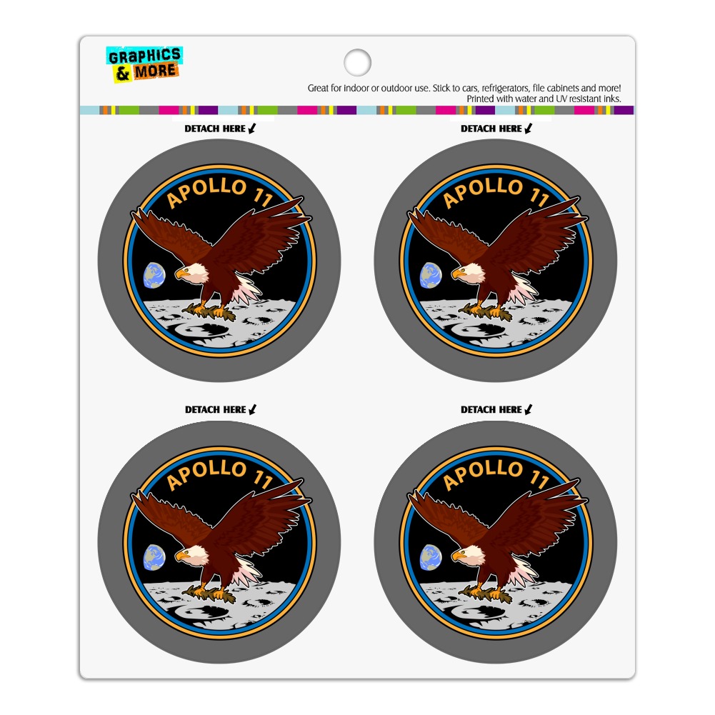 NASA Apollo 11 50th Anniversary Patch with Eagle on The Moon ...