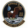 thumbnail image 1 of NASA Apollo 11 50th Year Anniversary The Eagle Has Landed Official Patch, 1 of 1